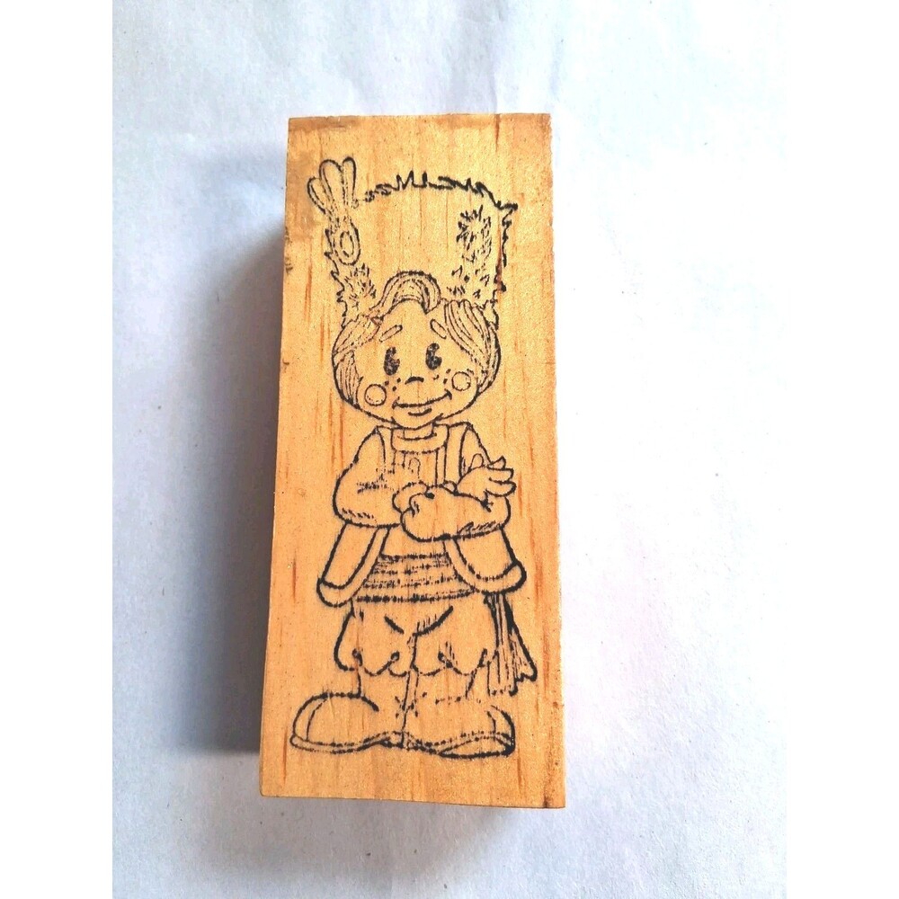 Vintage Scottish Boy English Officer Rubber Stamp Scrapbooking Paper Crafts